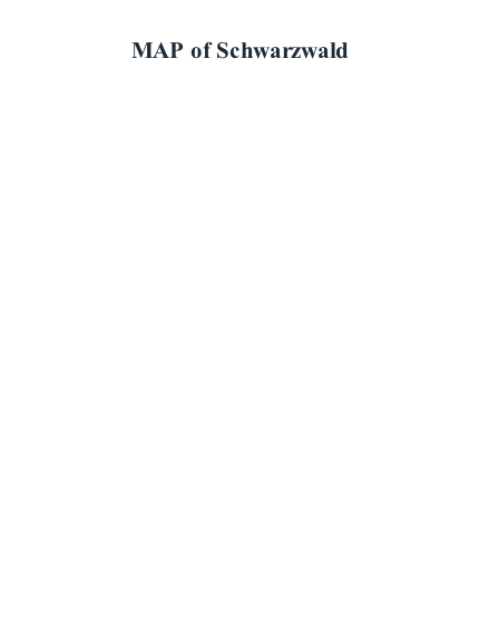 MAP of Schwarzwald